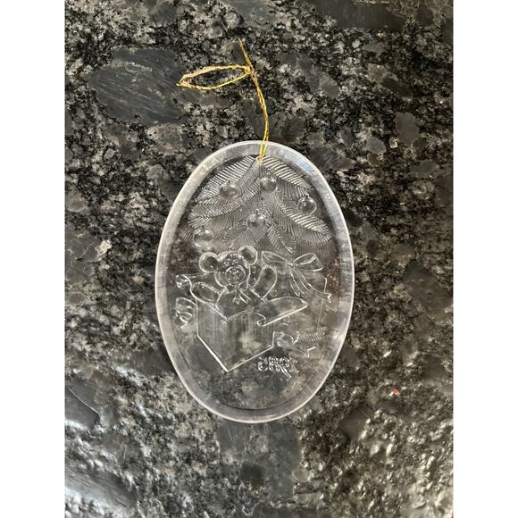 4 Vtg Christmas Ornaments Brass G. Duchin 1st Plastic 85 Tree C Cane Brass Angel - Picture 7 of 8